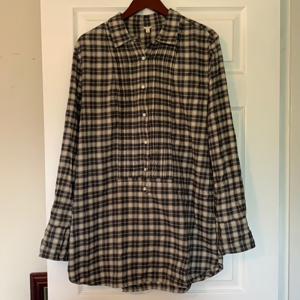J.Crew Flannel Tunic